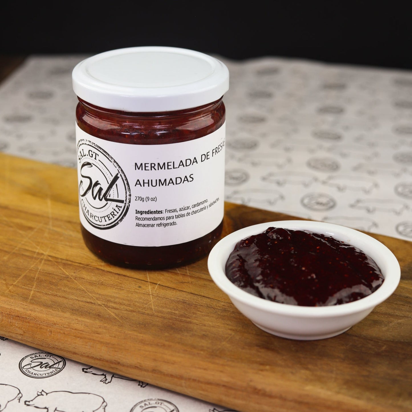 Mermelada de Fresas Ahumadas