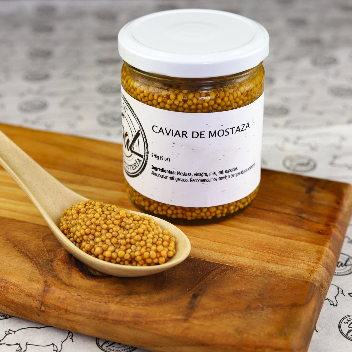 Caviar de mostaza