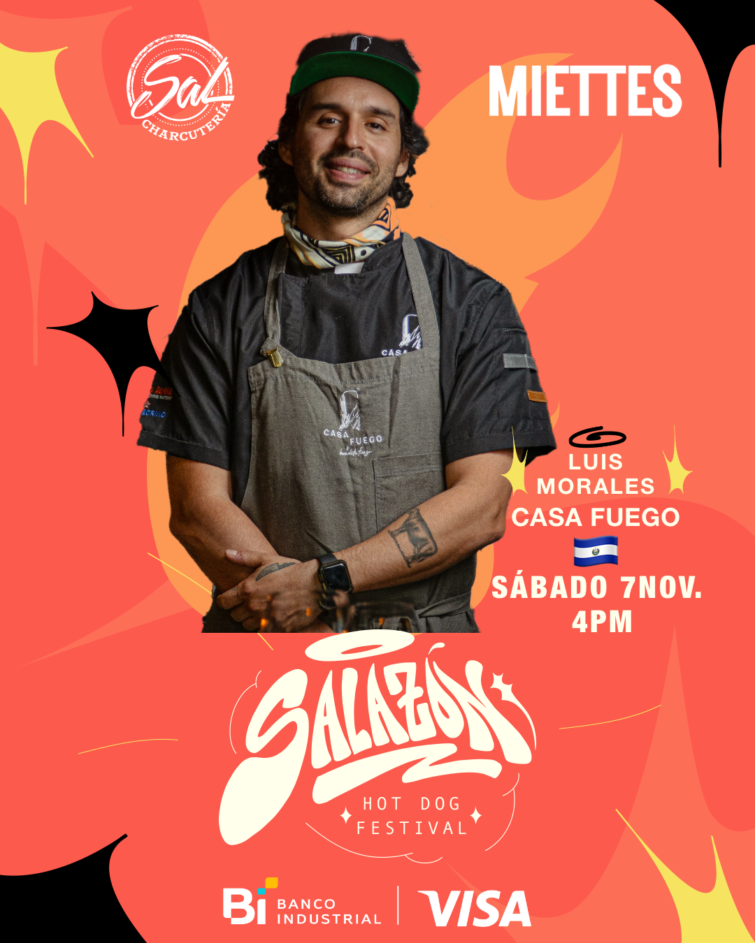 Luis Morales (Casa Fuego) Sábado 4:00 PM