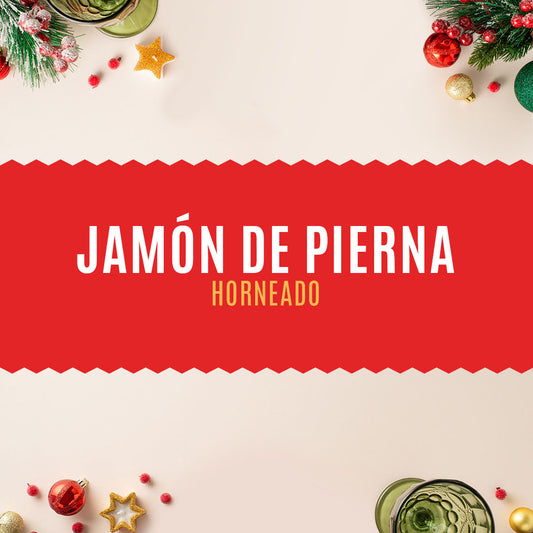 Jamón de pierna horneado