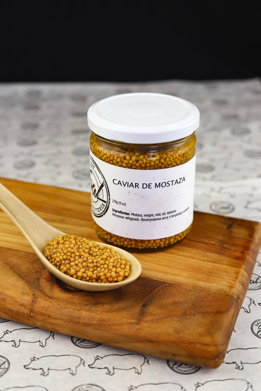 Caviar de mostaza