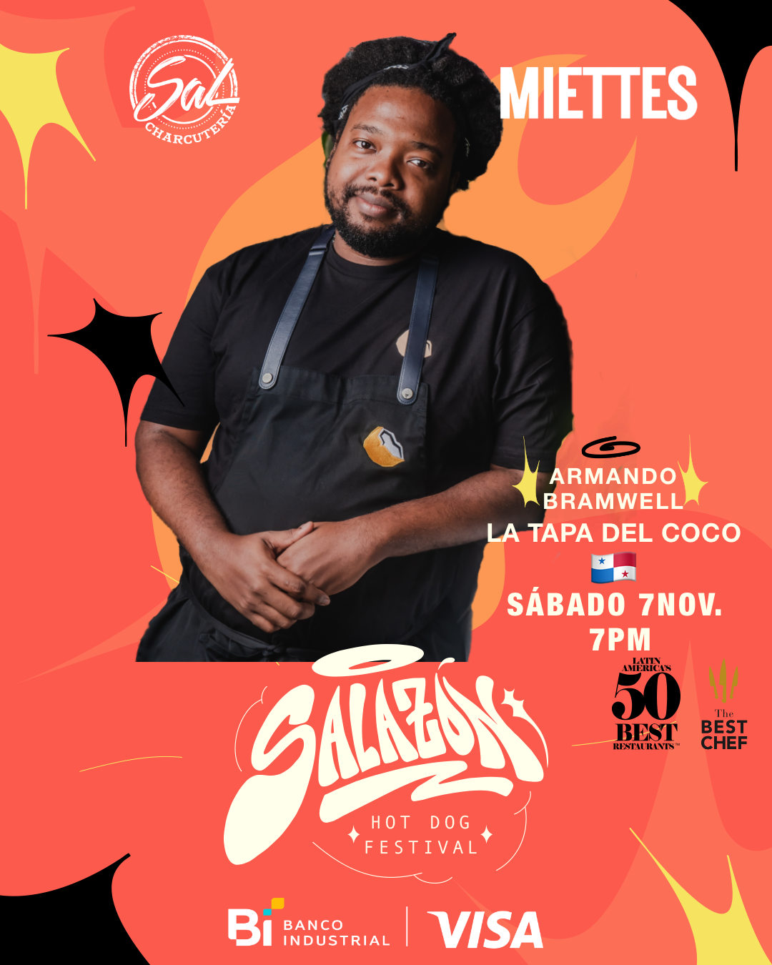 Armando Bramwel (La tapa del coco) Sábado 7:00 PM