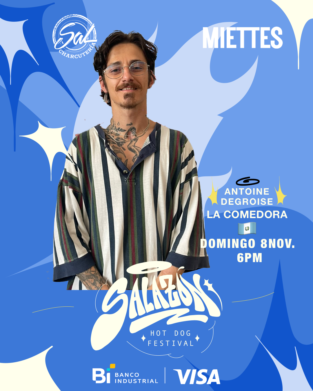 Antoine Degroise (La Comedora) Domingo 6:00 PM